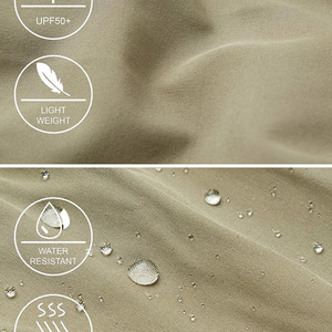 Pantalon de randonnée unisexe en softshell, séchage rapide, résistant à l'eau, avec fermeture éclair, cordon de serrage et poches, coupe classique pour l'été et les activités de plein air - Product Image 4