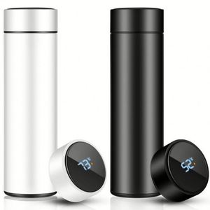 500ml LED Cup <b>Smart</b> Double Walled Intelligent Vacuum Insulated Stainless Steel Water Bottle with Digital Temperature Display - Product Image 1