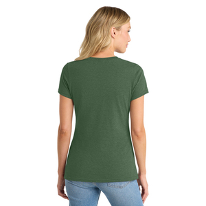 Colección de Camisetas de Algodón de Manga Corta con Cuello en V para Mujer, Tejido Suave y Cómodo, Marca Privada - Product Image 6