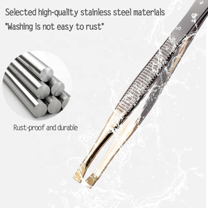 eyebrow tweezer set slant <b>pointed</b> precision <b>tools</b> eyebrow tweezers set professional eyebrow tweezers eyebrow tweezer set - Product Image 5