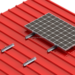 Wholesale Solar Bracket Solar Rails Bipv Waterproof Solar Rail Aluminium Solar Mounting Rail for Solar Panel - Product Image 4