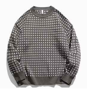 Nouveautés 2026 OEM – Pulls Jacquard Tendance pour Homme, Tricot Coton Hiver, Création TRIOTAKE INDUSTRY - Product Image 2