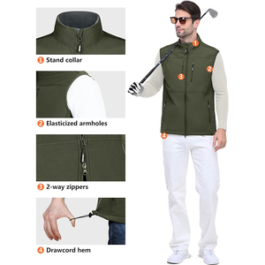 Gilets matelassés pour hommes, vestes d'équitation, vêtements d'hiver décontractés, vêtements de mode, gilets rembourrés, logo personnalisé, vestes matelassées pour hommes - Product Image 4