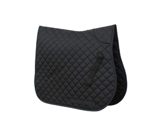 Tapis de selle de dressage professionnel, absorbant les chocs, respirant, matelassé, de luxe, noir - Product Image 1