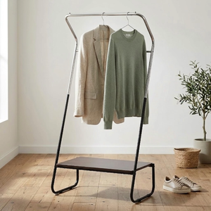 Modern Extendable Shelf Household Storage <b>Laundry</b> Clothes <b>Stand</b> Furniture OEM Iron for Bedroom & Warehouse Wholesale Metal Moq 1 - Product Image 1