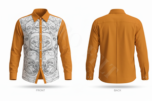 Chemises habillées boutonnées modernes et élégantes de haute qualité, imprimées sur mesure, vente en gros, chemises de travail personnalisées pour le bureau - Product Image 4