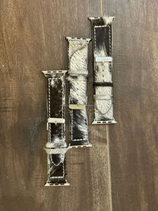 Hair-On Genuine Cowhide Top Grain <b>Watch</b> Strap Cowgirl Accessories Western Fashion Custom Manufacturer Wholesale <b>Watch</b> Strap - Product Image 3