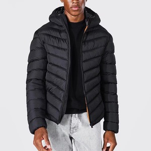 Men Women Puffer Jacket Winter Coat Lightweight Warm Quilted Outerwear Casual Fashion Stand Collar Canvas Trendy Outdoor <b>Top</b> - Product Image 1