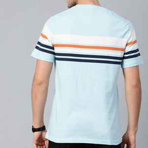 เสื้อยืดผู้ชายดีไซน์ล่าสุด ผ้าฝ้าย 100% ทรงโอเวอร์ไซส์ เป็นมิตรกับสิ่งแวดล้อม บริการ OEM แฟชั่นมาแรง รับสกรีนโลโก้ตามสั่ง - Product Image 4