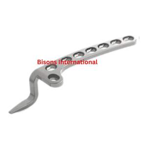 Placa de Gancho Clavicular de Acero Inoxidable BISONS con Bloqueo Manual, Implante Quirúrgico Ortopédico, Certificación CE/ISO - Product Image 1