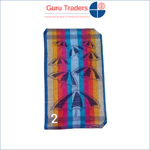 Fournisseur en gros proposant des serviettes de plage personnalisables en polycoton 100% avec des motifs jacquard variés à prix exclusif - Product Image 2