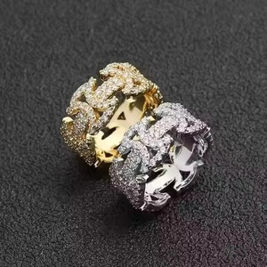 Best Selling 14K Gold Plated IGI Certified Unisex <b>Ring</b> for Wedding Engagement Party Wear Available for Export Price - Product Image 3