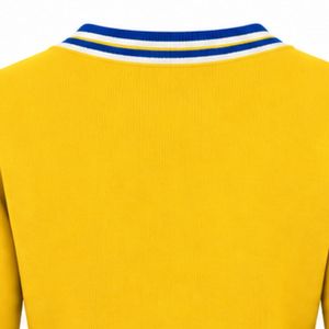 Pull en maille col V personnalisé pour femme, manches longues, motif lettres, bordure côtelée contrastante, style décontracté et tendance pour le quotidien - Product Image 4