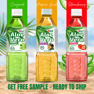 Jugo de Aloe Vera 100% Natural Favorito de los Clientes, 500 ml, Bebida de Aloe Pura Original Hecha en Vietnam, Ideal para Enfriar, Marca Blanca OEM - Product Image 5