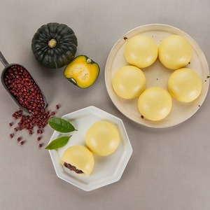[MILWON] Colección de Comida Coreana para Venta Minorista: Snack de Calabaza Dulce, Bollo al Vapor de Calabaza Dulce Anheung 500g, Gama de Snacks para Cafeterías - Product Image 5