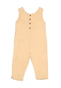 Suchcute — combinaison Beige sans manches pour filles, vêtements élégants, avec bouton avant, tissu en lin doux, Super confortable pour petite tête - Product Image 2