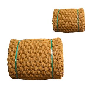 Tapete de Fibra de Coco Tejido a Mano, 100% Coco, 1mx10mx35mm, para Proyectos de Infraestructura, Solución para Refuerzo de Suelos - Product Image 1