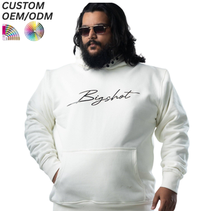 Sweat-shirt pour homme grande taille, col rond, coton, décontracté, vêtements d'hiver, respirant, 360g, logo personnalisé, support OEM ODM pour les marques en gros - Product Image 4