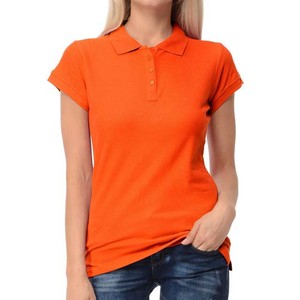 PUFFIN SPORTS Camiseta de Cuello Polo Personalizada OEM para Mujer, Manga Corta, Corte Ajustado, Informal, Tejida, 100% Poliéster, Transpirable, para Todas las Temporadas - Product Image 4