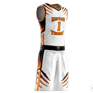 Ensembles d'uniformes de basketball en tissu respirant et confortable avec taille personnalisée, uniformes de basketball imprimés par un fabricant professionnel - Product Image 2