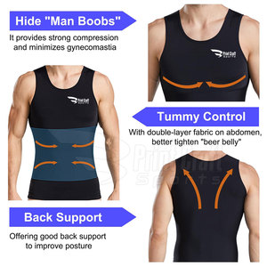 Camisetas de Compresión sin Mangas Hechas a Medida por Fábrica, Camisetas de Compresión sin Mangas de Corte Ajustado - Product Image 4