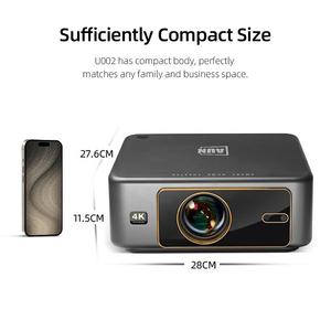 Mini projecteur vidéo cinéma maison Android 1080p 4K Full HD LCD Google Smart TV avec haut-parleur HIFI sans fil dernière génération AUN U002 - Product Image 6