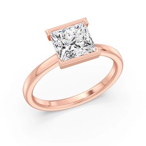 Anillo Solitario con Corte Princesa - Product Image 6