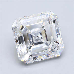 Diamants de laboratoire taille Asscher HPHT CVD Couleurs D E F Pureté VVS VS 3EX Certifiés IGI avec certificat Perçés au laser 0,5-2,5 carats - Product Image 4