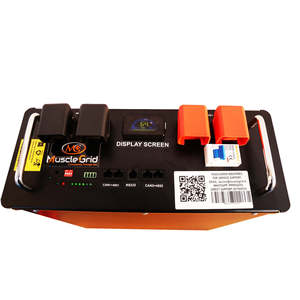 Batterie au lithium 48V avec BMS Bluetooth, capacité 120AH, 6000 cycles de vie, écran LCD, design compact - Product Image 2