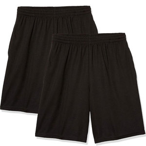 Shorts de sport en toile respirante à séchage rapide pour hommes, 100 % coton, taille haute élastique, vente en gros - Product Image 6
