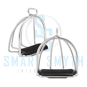 Estribo de Seguridad de Acero Inoxidable de Primera Calidad con Jaula Protectora y Superficie Antideslizante para Equitación, Equipo Ecuestre - Product Image 3