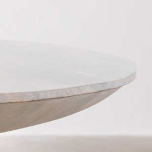 Table à manger Vandana Hexa Aureo en bois de manguier (Ø120 cm) - Product Image 3