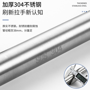304 Stainless Steel <b>Copper</b> Core Thickened L Shaped Shower Door <b>Handle</b> Bathroom Glass Door <b>Handle</b> - Product Image 3