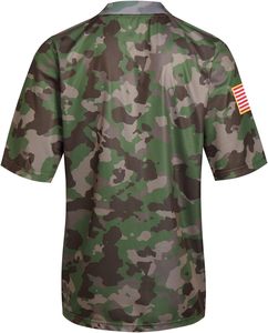 เสื้ออเมริกันฟุตบอลแบบกำหนดเอง ผ้ายืดผสมสแปนเด็กซ์ แห้งเร็ว ปักลายอย่างดี รับผลิตแบบ OEM แบรนด์ส่วนตัว ผู้จัดจำหน่ายชุดทีม - Product Image 2
