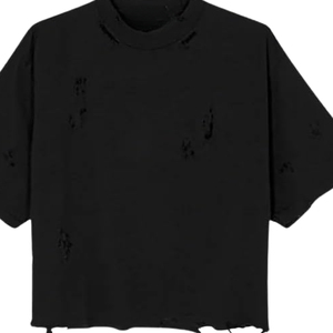 Camiseta Personalizada con Efecto Desgastado, Fabricación Directa de Fábrica OEM/ODM, Alta Calidad, Suave, Cómoda, Transpirable, Estilo Vintage, Ropa Casual de Moda Urbana - Product Image 3