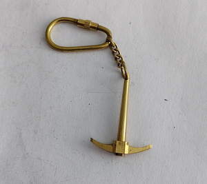 พวงกุญแจทองเหลืองรูป OM แบบดั้งเดิมสำหรับศาสนาฮินดู พร้อมห่วงคล้องกุญแจ สัญลักษณ์ทางจิตวิญญาณ เหมาะสำหรับรถยนต์ จักรยาน บ้าน หรือเป็นของขวัญ - Product Image 6