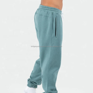 Pantalones Deportivos para Hombre, Estilo Jogger, Lavados, Corte Holgado, Pierna Ancha, Tallas Grandes - Product Image 4