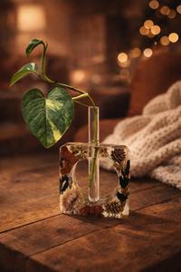 Best Selling Modern <b>Clear</b> Resin Tube Flower pot Resin <b>Vases</b> Available Home Decor Resin Flower <b>Vase</b> - Product Image 4
