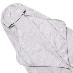 Serviette de bain à capuche 100% coton, serviette éponge pour les tout-petits - Product Image 3