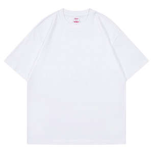 Camisetas de Algodón Extra Grandes Personalizadas para Hombre, Color Sólido, Impresión de Logotipo Personalizado, MOQ Bajo, Precio al por Mayor con Diseño Frontal en Blanco - Product Image 5