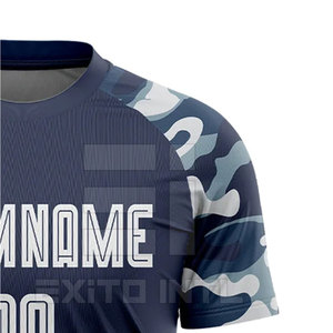 Jersey Deportivo Transpirable de Manga Corta con Impresión por Transferencia de Calor OEM, Ropa Deportiva Ligera de Alta Calidad con Diseño Personalizado - Product Image 4