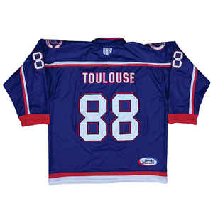 Jersey de Hockey sobre Hielo Transpirable de Alta Calidad al por Mayor, Ropa Deportiva Personalizable para Equipos, 100% Poliéster con Logotipo y Precio Personalizados - Product Image 1