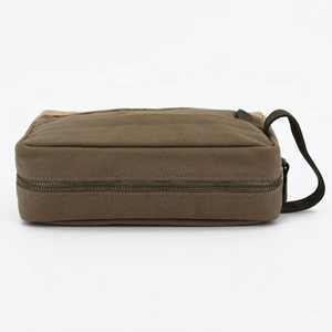 Hot Selling Unisex Premium <b>Cork</b> Canvas Travel Organizer Waterproof PVC PU Toiletries Bag Zipper Sustainable Cosmetic Bag Women - Product Image 6