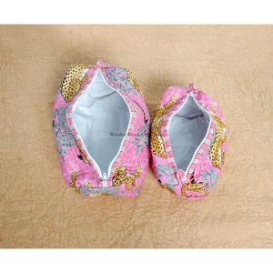 New Arrival Wholesale Handcrafted Tassel Printed 100% Cotton Zipper Closure <b>Small</b> Lightweight Multi-Function Eco-Friendly Case - Product Image 6