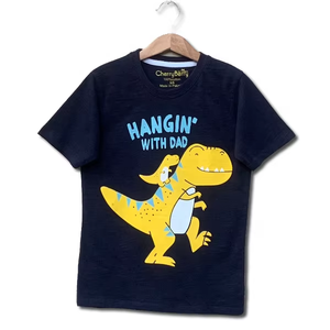 T-shirts en coton imprimés pour garçons, collection été 2025 – Vêtements décontractés imprimés pour enfants - Product Image 3