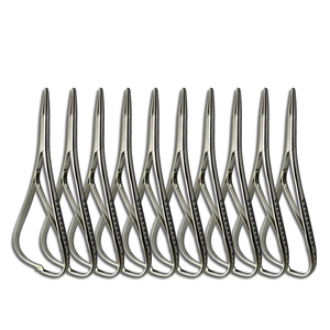 Portaagujas Dental Mathieu Slim de Alta Calidad 10x, Alicates de Ligadura Ortodóntica de Punta Estrecha de Acero Inoxidable - Product Image 1