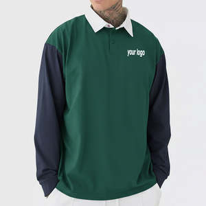 Nouveaux Polos Tricotés Homme 2026 Tendance Multicolores à Manches Longues, Design Respirant, Coupe Oversize Décontractée - Product Image 2