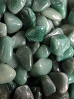 Pierres roulées d'aventurine verte en gros, pierres précieuses naturelles de guérison, agate, pierre roulée d'aventurine verte