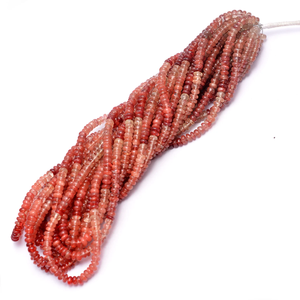 AAA+ Andesine 5mm-6mm Smooth Rondelle Beads Natural Rare Andesine Semi Precious Gemstone Loose Beads for Jewelry Making Supplies - Product Image 2