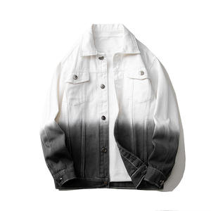 Chaquetas Vaqueras Unisex al por Mayor, Económicas, Clásicas, Transpirables, con Degradado de Color, Ropa Exterior Informal a la Moda - Product Image 1